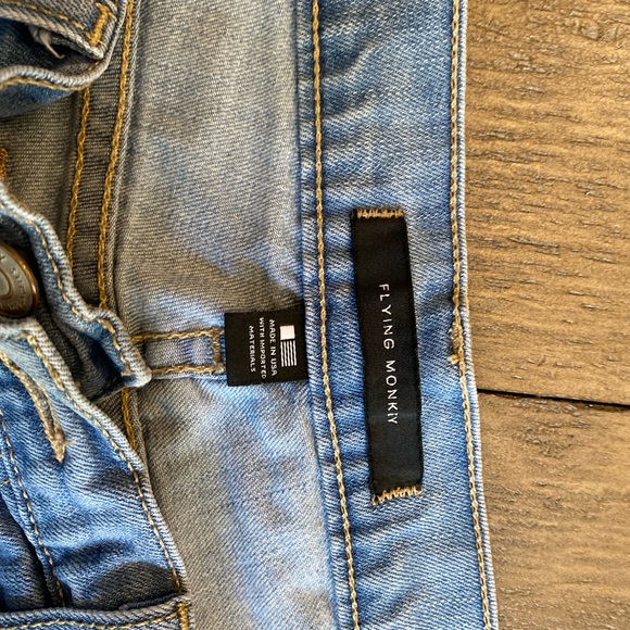 Flying Monkey Jean Shorts. SUPER Rare!!! - Picture 5 of 6